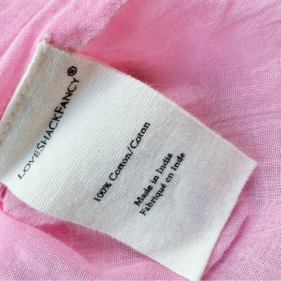NWT LoveShackFancy Rayna Mini Dress in Melon Punch Floral Print Size M - Picture 14 of 16